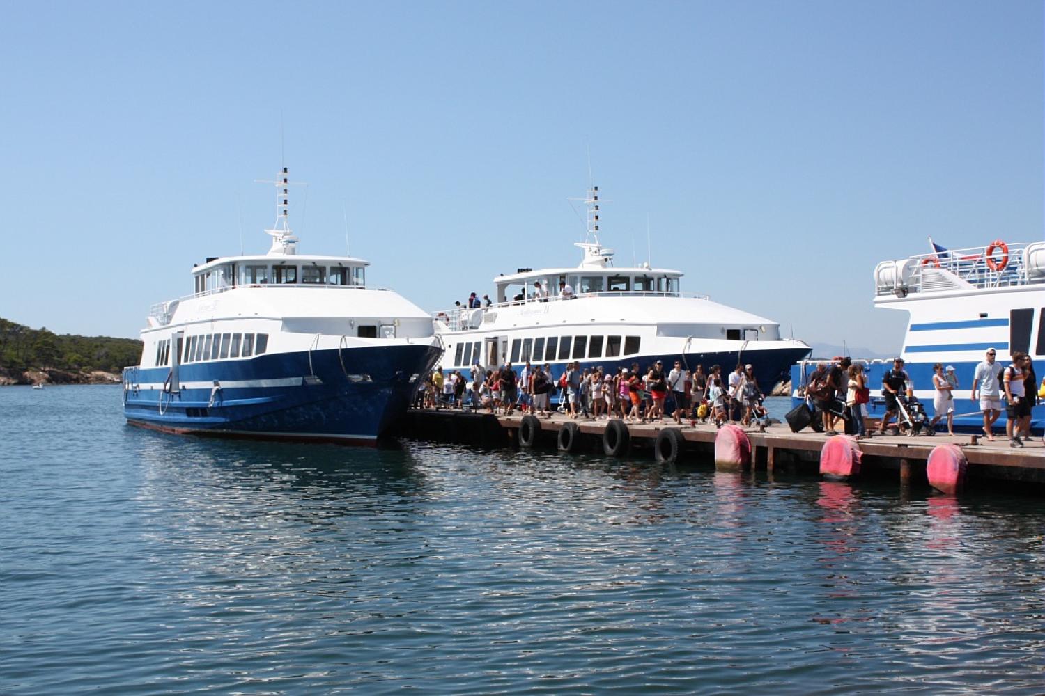 Débarquement TLV à Porquerolles