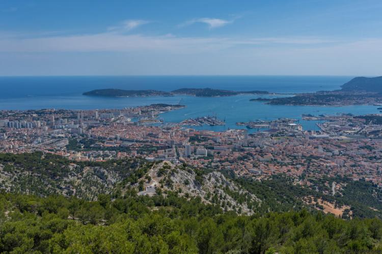 Vue de rade de Toulon